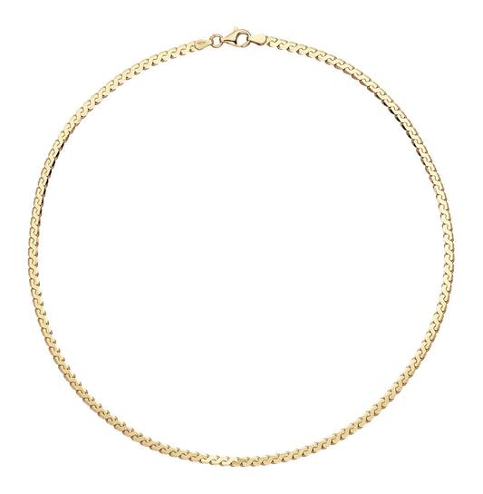  Necklaces with pendant - Fantasy link - Goldplated - 45cm