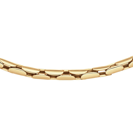  Schakelcollier - Palmier, Vossenstaart - Zilver - 45cm