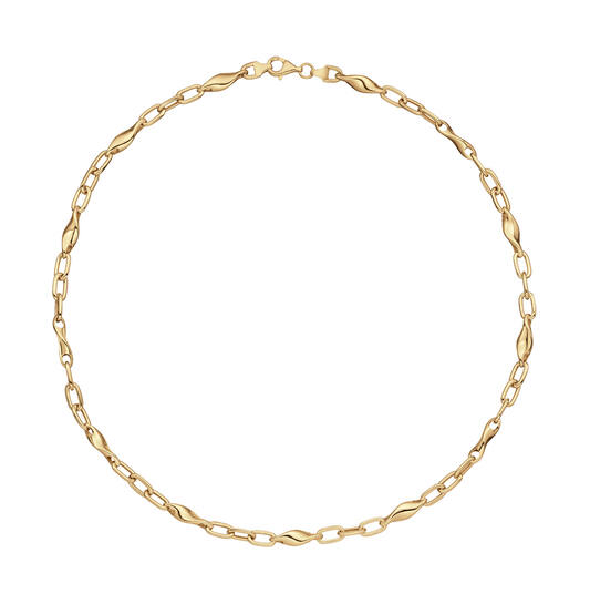  Schakelcollier - Anker - Zilver - 45cm