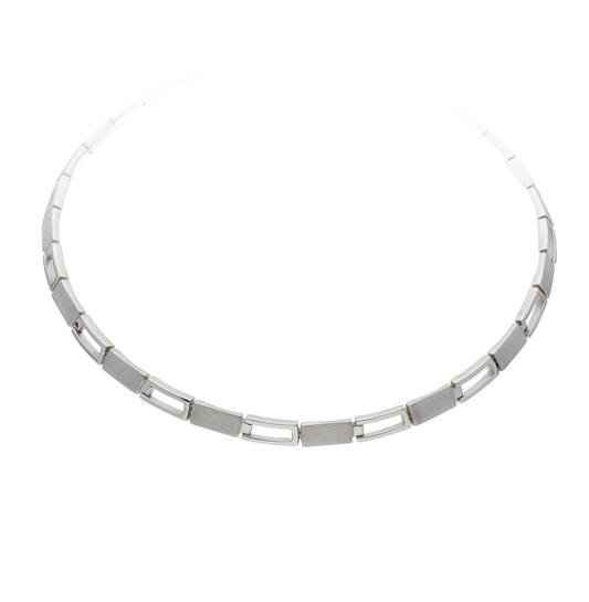  Choker - Fantasieglied - Silber - 43cm