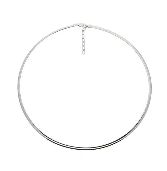  Omegacollier - Rond - Omega - Zilver - 43cm