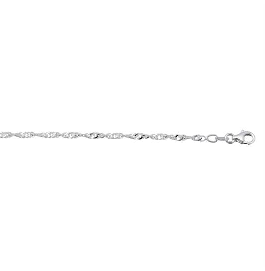  Schakelarmband - Singapore - Rond - 2.5mm - 19cm