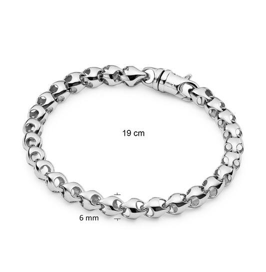  Schakelarmband - Fantasieschakel - 6mm - 19cm