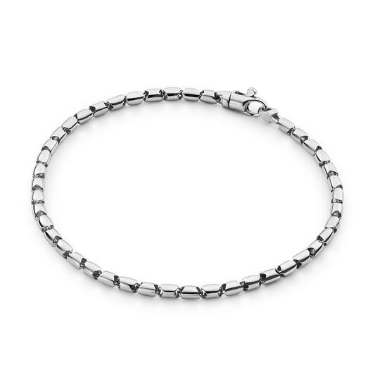  Gliederarmbänder - Plättchen, Streben, Stäbchen - 2.5mm - 19cm