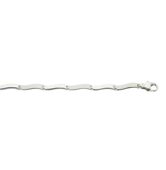  Schakelarmband - Fantasieschakel - Mat/Poli - 4mm - 19cm
