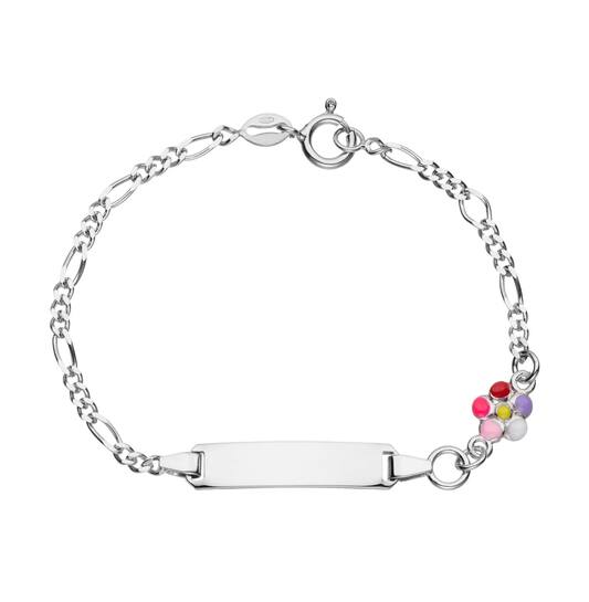 Gliederarmbänder - Figaro - Blume - 25mm - 14cm