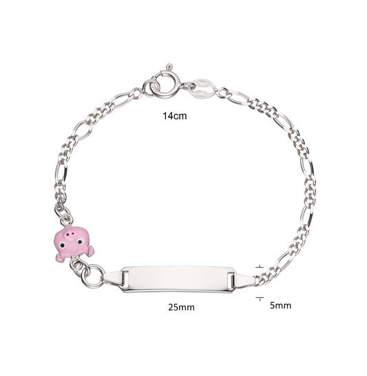  Gliederarmbänder - Figaro - Tier - 25mm - 14cm