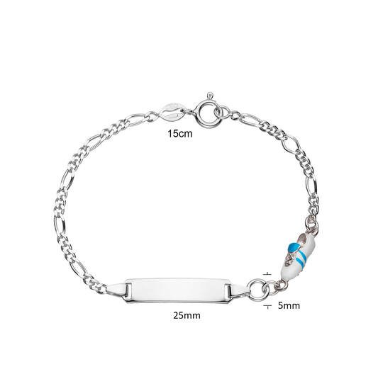  Bracelets à maillons - Figaro - Fantasie - 25mm - 14cm