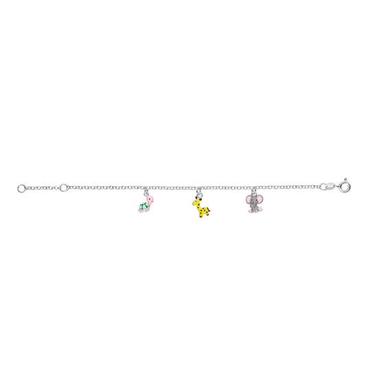  Link bracelets - Jasseron - Animal - 4mm - 16cm