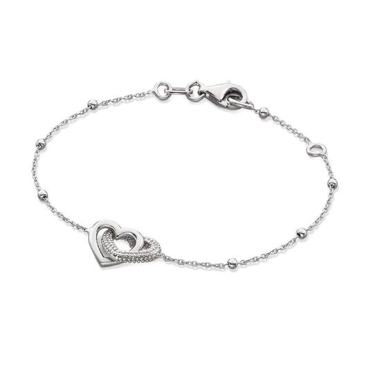  Link bracelets - Anchor - Heart - 10mm - 17cm