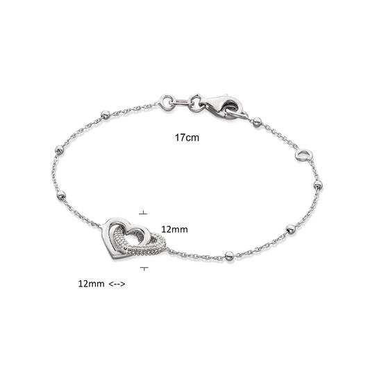  Bracelets à maillons - Ancre - Cœur - 10mm - 17cm
