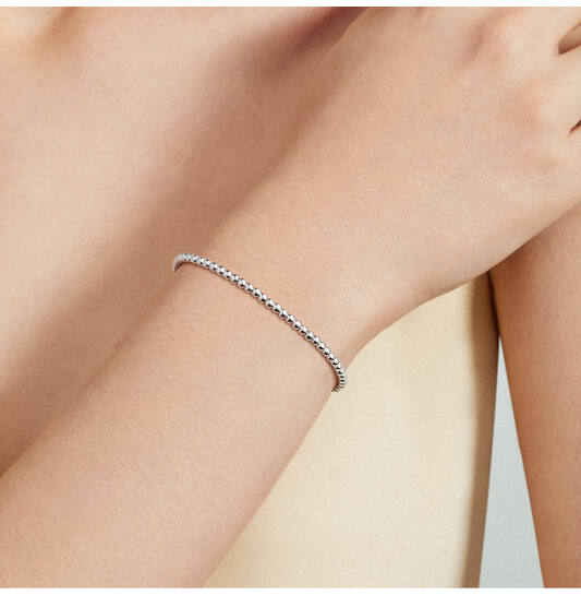  Bead bracelets - Round - 3mm - 18cm