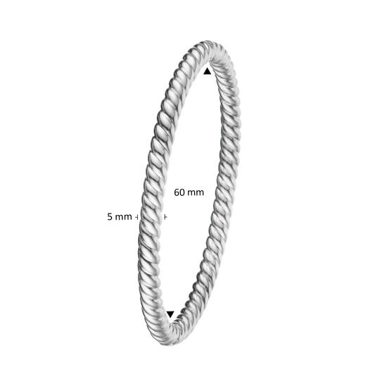  Armreifen - Scharnier - Rund - 5mm - Ø 60mm