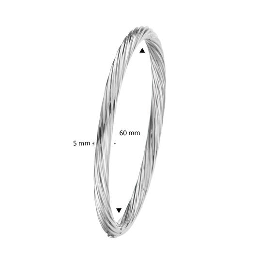  Bangle - Scharnier - Rond - 5mm - Ø 60mm