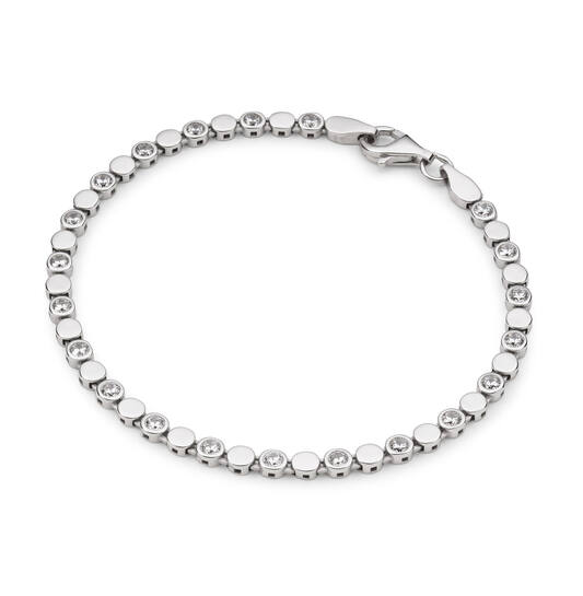  Tennisarmbänder - Fantasieglied - 4mm - 19cm