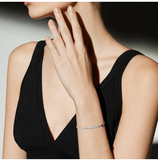  Tennisarmbänder - Fantasieglied - 4mm - 19cm