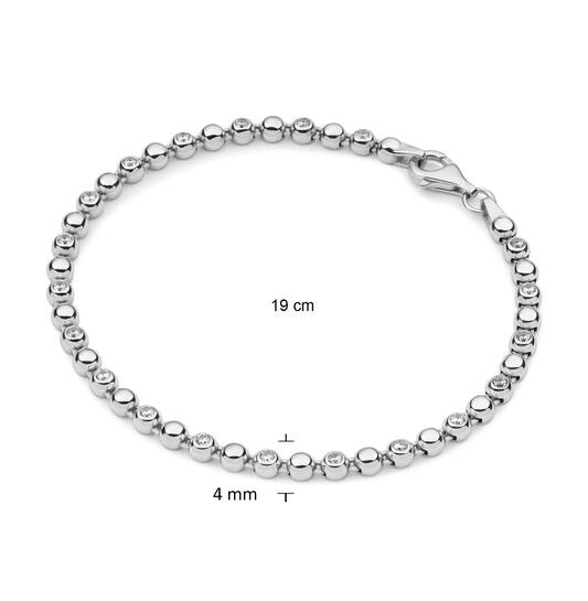  Tennisarmband - Fantasieschakel - 4mm - 19cm