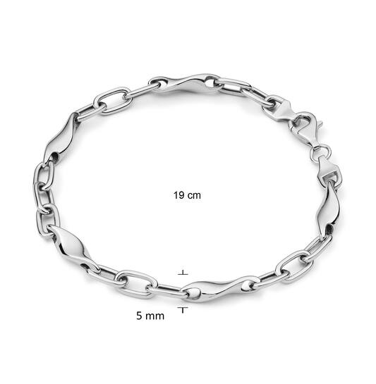  Gliederarmbänder - Anker - 5mm - 19cm