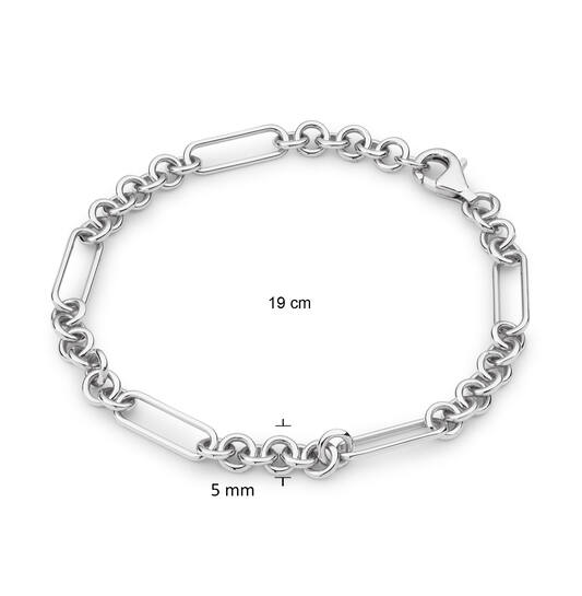  Link bracelets - Jasseron - 5mm - 19cm