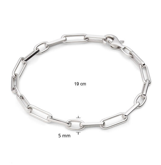  Gliederarmbänder - Büroklammer - 5mm - 19cm