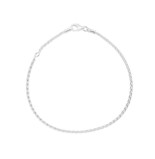  Link bracelets - Palmier, Foxtail - 1.7mm - 19cm
