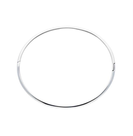  Bangle - Solid Silver Bangles - Massief - Vierkant - 5mm - Ø 60mm