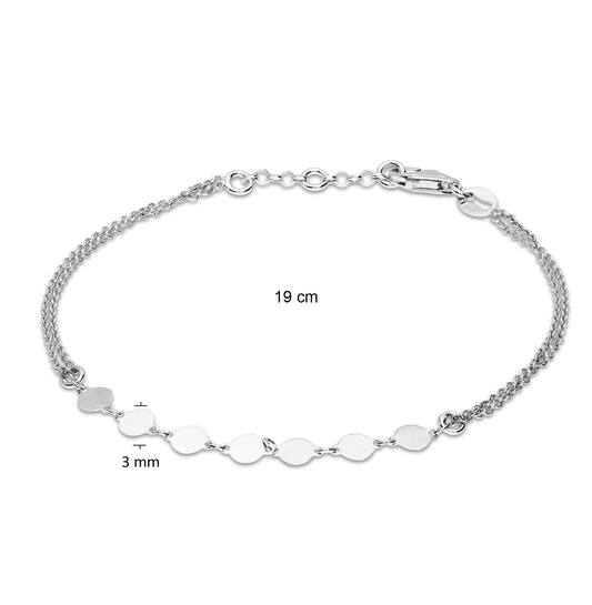  Charmarmbänder - Anker - Discjes - 4mm - 19cm