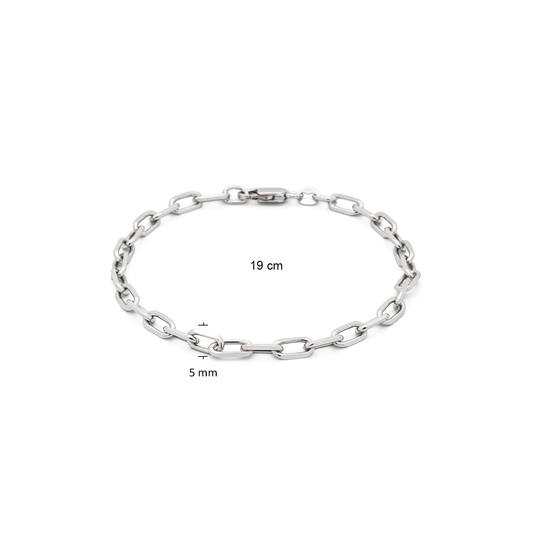  Gliederarmbänder - Büroklammer - 4.3mm - 19cm