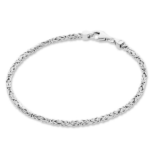  Gliederarmbänder - Königsglieder - Quadrat - 4.5mm - 19cm