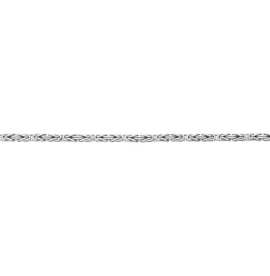  Schakelarmband - Koningsschakel - Vierkant - 4.5mm - 19cm
