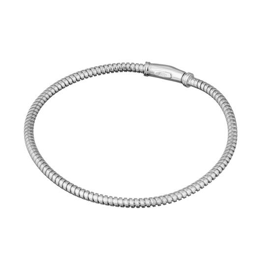  Gliederarmbänder - Omega - Rund - 3mm - 19cm