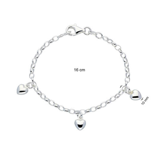 Charmarmbänder - Jasseron - 2mm - 16cm