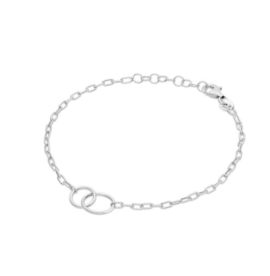  Link bracelets - Drie ovalen - 19cm