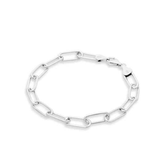  Bracelets à maillons - Trombone - 3mm - 19cm