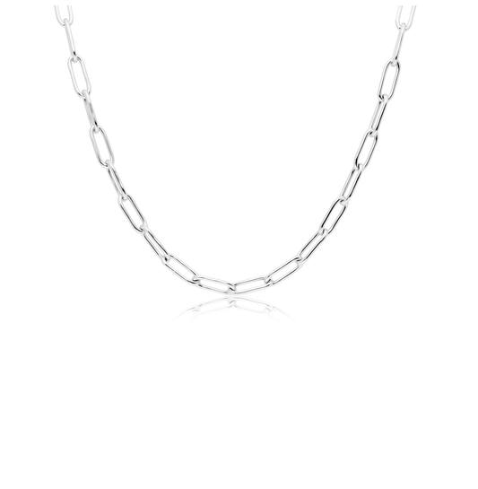  Gliederketten - Anker - Paperclip hanger - 6mm - 45cm