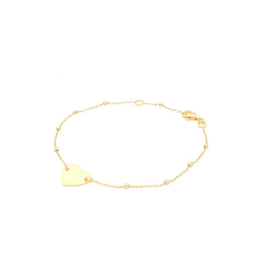  Plaatarmband - Anker - Hart - 11mm - 15cm
