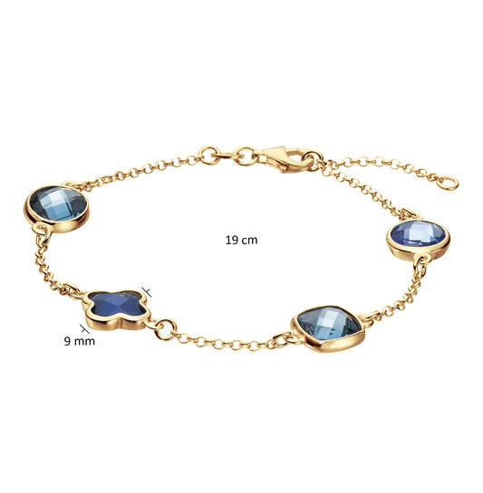  Schakelarmband - Colors from Nature - Jasseron - 9mm - 19cm