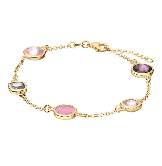  Gliederarmbänder - Colors from Nature - Jasseron - 9mm - 19cm