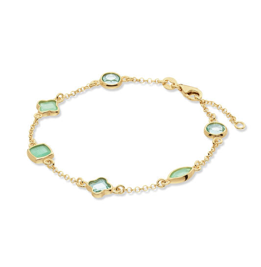  Bracelets à maillons - Colors from Nature - Jasseron - Fantasie - 7mm - 19cm