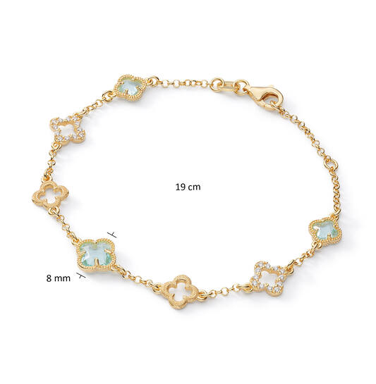  Link bracelets - Colors from Nature - 8mm - 19cm