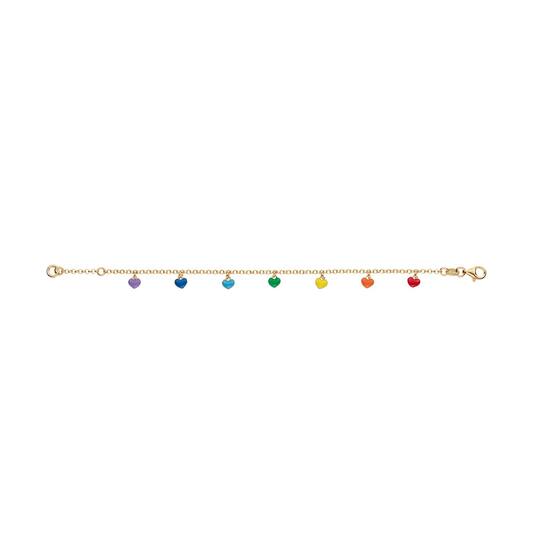  Schakelarmband - Jasseron - Hart - 4mm - 16cm