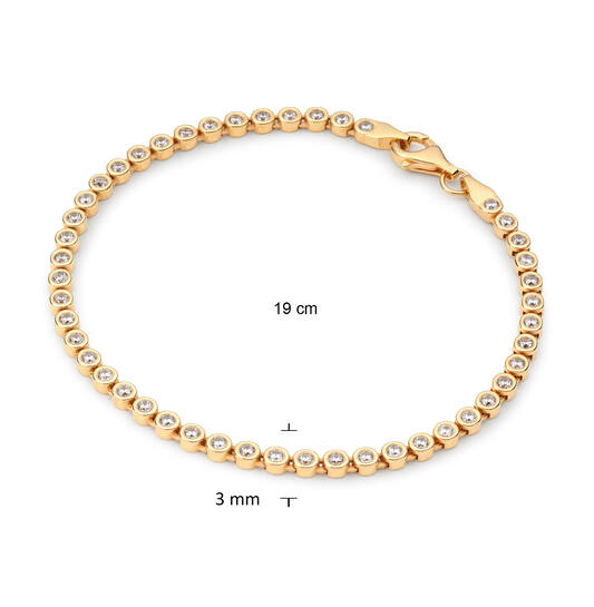  Schakelarmband - Fantasieschakel - 3mm - 19cm