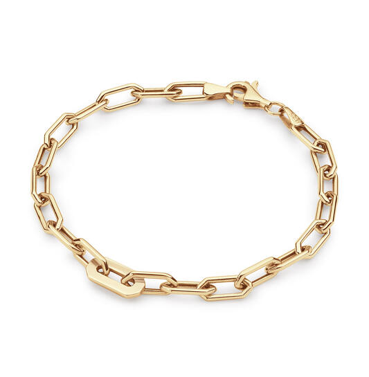  Gliederarmbänder - Anker - 6mm - 19cm