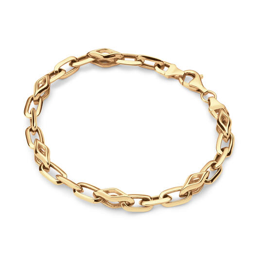  Gliederarmbänder - Anker - 6mm - 19cm