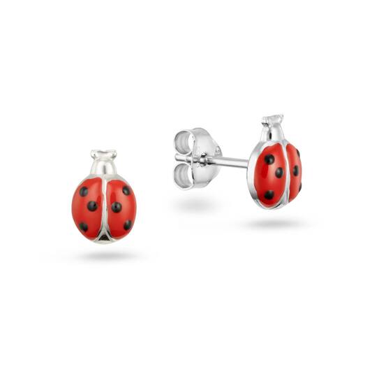  Boucles d'oreilles à puces Émail - 