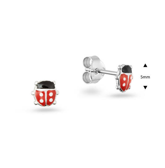  Boucles d'oreilles à puces - Animal Émail - 