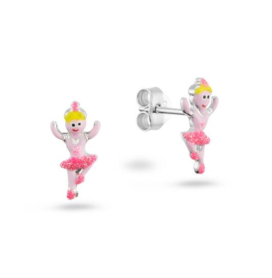  Boucles d'oreilles à puces - Fantasie Émail - 