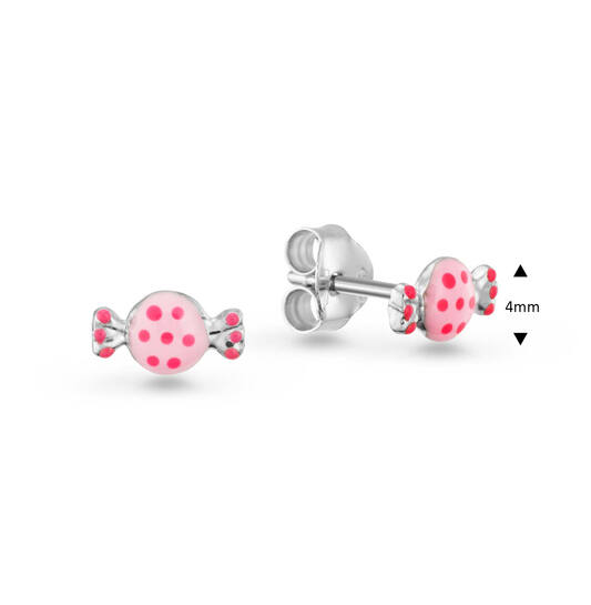 Boucles d'oreilles à puces - Fantasie Émail - 