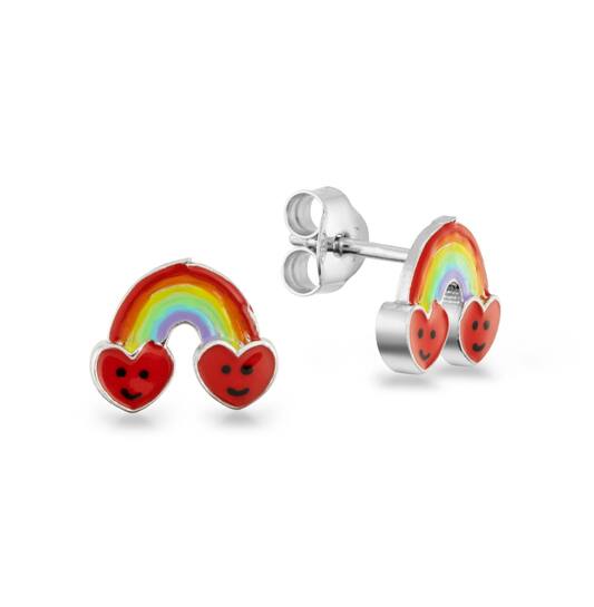  Ohrstecker - Fantasie Emaille - 