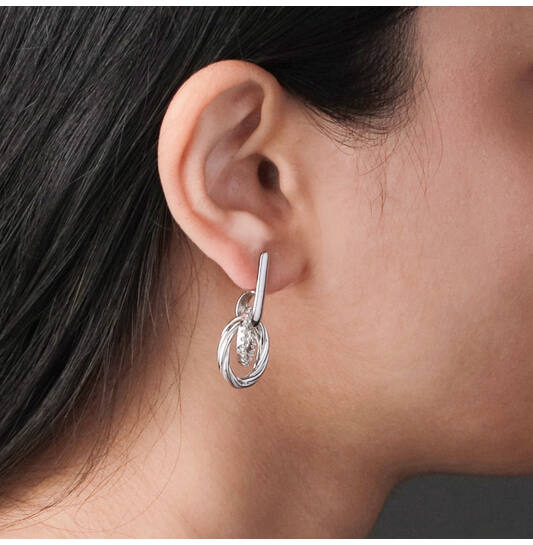  Boucles d'oreilles à puces Zircone - 